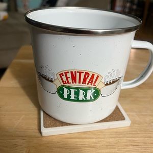 Friends enamel camper mug. EUC